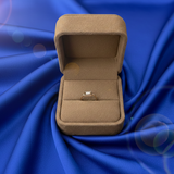 Diamond Frame Solitaire Ring