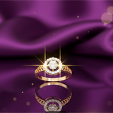 Diamond Celestial Orbit Halo Ring