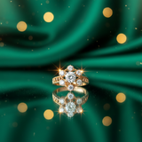 Diamond Celestial Petal Ring
