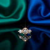 Diamond Heirloom Milgrain Trinity