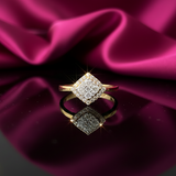 Diamond Solstice Rhombus Ring