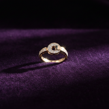 Diamond Solis Medallion Ring