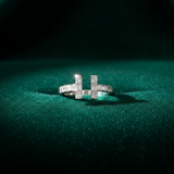 Diamond Parallel Horizon Ring