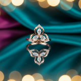 Carbon Tiara Marquise Diamond Ring