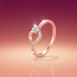 Infinity Bloom Diamond Ring
