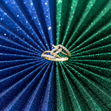 Diamond Infinity Knot Ring
