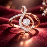 Eternal Loop Solitaire Diamond Ring