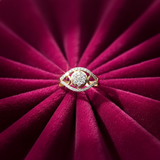Brilliant Halo Empress Diamond Ring
