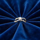 Entwined Blossom Infinity Diamond Ring