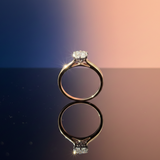 Aurora Petal Diamond Ring