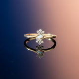Celestial Twin Diamond Ring