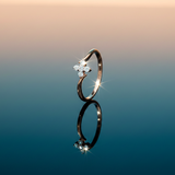 Diamond Petal Grace Ring