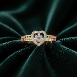 Mon Coeur Lattice Diamond Ring