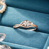 Twilight Bloom diamond Ladies ring