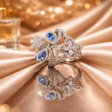 Azure Bloom Statement Diamond Ring