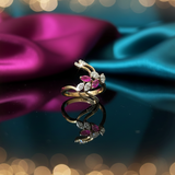 Ethereal Pink Carbon Diamond Ring