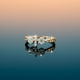 Gilded Dragonfly Diamond Heritage Ring