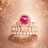 Crimson Empress Diamond Ring