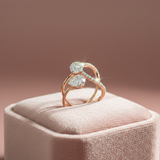 Orbital Twin-Cluster Diamond Ring