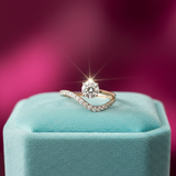Celestial Arch Cluster Diamond Ring