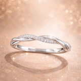 Diamond Infinity Twist Band