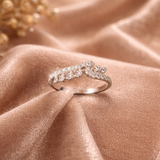 Marquise Wave Diamond Tiara Ring