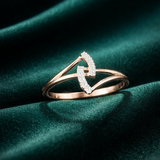 Origami Prism Diamond Ring