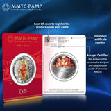 Shri Mata Vaishno Devi (999.9) Purity 50 gm Silver coin