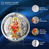 Shri Mata Vaishno Devi (999.9) Purity 50 gm Silver coin