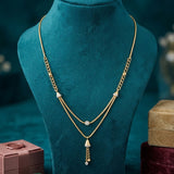 Twin Drape Elegance Gold Mangalsutra