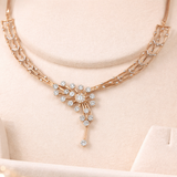 Naira Diamond Cluster Necklace
