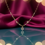 Floral Cluster Diamond Necklace