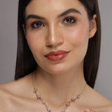 Triad of Clover Diamond Necklace