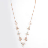 Triad of Clover Diamond Necklace