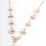 Triad of Clover Diamond Necklace