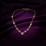Round Clover Harmony Diamond Necklace
