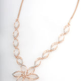 Edgy Angel Droplet Diamond Necklace