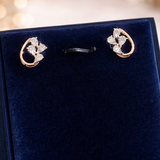 Diamond Serenity Petal Studs
