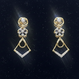 Celestial Tiered Bloom Diamond Earrings