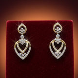 Amore Brilliance Heart Drops Diamond Earrings