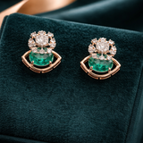 Royal Emerald Diamond Earrings