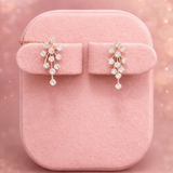 Naira Diamond Cluster Earrings