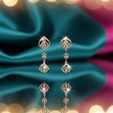Serene Heartbeat Diamond Earrings
