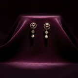 Round Clover Harmony Diamond Earrings