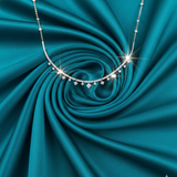 Geometric Fringe Tennis Diamond Choker