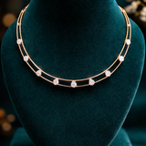 Stellar Arc Diamond Necklace
