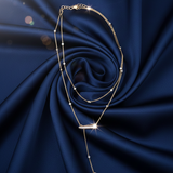 Ethereal Layered Diamond Lariat