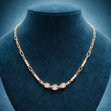 Lumière Circle Diamond Necklace