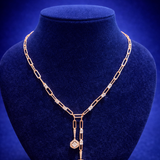Twin Charm Diamond Necklace