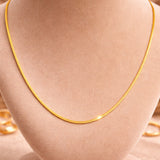 Sunlit Silk Gold Chain
